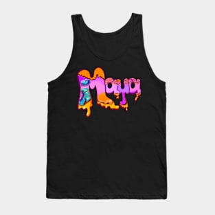 Maya purple Girls and womens Personalized Custom name Maya Tank Top